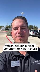 Longhorn Vs King Ranch Interior