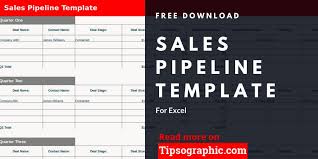 Sales Pipeline Template For Excel Free Download Tipsographic User Story Template Sales Template User Story