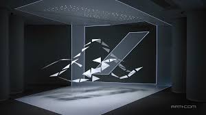 Kinetic Logo At Deutsche Bank C Kinetic Sculpture Kinetic Projection Mapping