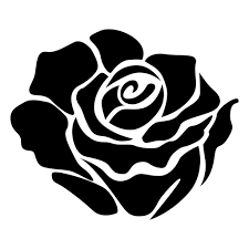 Blooming Rose Head Flat Icon Flower Ad Sponsored Affiliate Head Flower Icon Rose Silhouette Stencil Flower Png Images Geometric Shapes Art