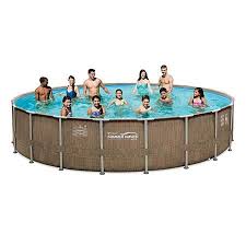 20 X 48 Summer Waves Elite Frame Swimming Pool Set Sam S Club Summer Waves Swimming Pools Pool Cover