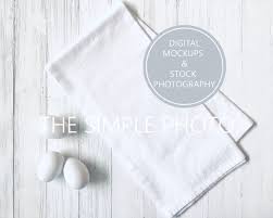Blank White Towel Mockup Kitchen Towel Photo Kitchen Towel Etsy Simple Photo Stock Photography Hand Towels
