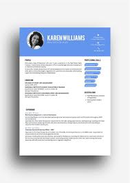 The Kirribilli Resume Design In Blue