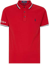 Black And Red Ralph Lauren Polo Shirt Harrods Uk The World S Leading Luxury Department Store Mens Polo Shirts Polo Shirt Ralph Lauren Polo Shirts