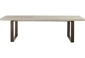 It's a great choice for rooms that are square in shape, and can provide a more intimate dining experience with everyone in closer proximity than with a rectangular table. Universal Modern Robards Rectangular Dining Table With 22 Leaf Belfort Furniture Dining Tables