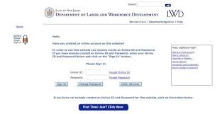 New Jersey Unemployment Login Njsuccess Dol State Nj Us Unemployment New Jersey Workforce Development