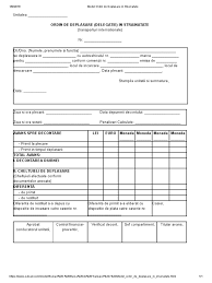 Acte necesare depunerea ordin de plata model. Model Ordin De Deplasare In Strainatate