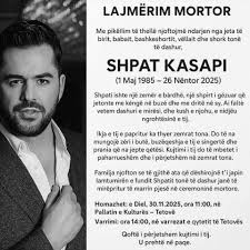 I jepet lamtumira e fundit Shpat Kasapit