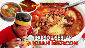 Bakso or baso is an indonesian meatball, or a meat paste made from beef surimi. Bakso Seblak Pedas Kuah Mercon Dapur Salman Youtube