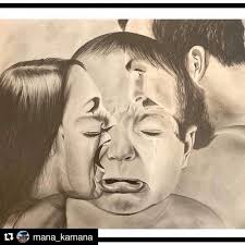 Repost Mana Kamana Love Childhood Children Family Repost Mana Kamana Love Childhood Childre Poertre Resimleri Cizim Fikirleri Dijital Ilustrasyon