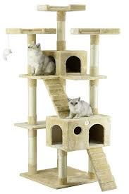 Cat Tree Hut Cute Condo Kit Big Pet Tower House Scratching Post Kitten Climbing Gopet Cool Cat Trees Cat Tree Condo Cat Tree Plans