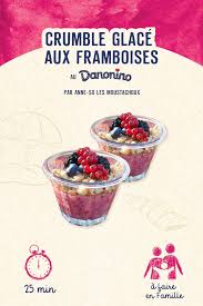 Crumble Glace Aux Framboises Idee Recette Crumble Recettes De Cuisine