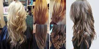 Taglio Scalato Sui Capelli Lunghi Acconciature Alla Moda Della
