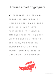 Then you probably can't resist the mystery of a good puzzle. Amelia Earhart Free Printable Cryptogram Amelia Earhart Free Puzzles Free Printable Puzzles