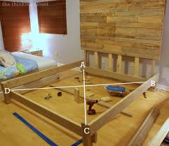 How To Build A Custom King Size Bed Frame The Thinking Closet Our king sized bed also has box springs. to build a custom king size bed frame