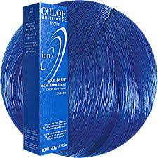 Sky Blue Semi Permanent Hair Color Semi Permanent Hair