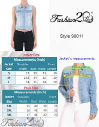 Details About Women S Plus Junior Size Sleeveless Button Up Cropped Denim Vest Jacket