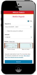 You're better off using the wells fargo app on your smartphone to deposit the check. Mobile Deposit Remote Deposit Deposit By Phone Wells Fargo
