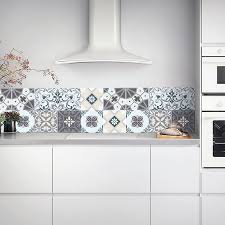 Modele Celeste Design Decorationinterieur Deco Myhome Interiors Home Maison Homedeco Inspira Carreau De Ciment Credence Imitation Carreaux De Ciment