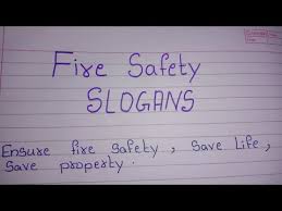 Fires that are small, soon will be tall! Fire Safety Slogan Slogan On Fire Safety In English Youtube