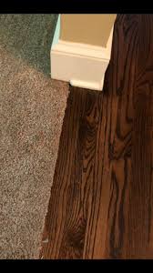 We Tucked Carpet Under To Give A Smooth Transition Between Carpet And Wood Flooring Grand Rapids Michigan Wolverinefloorin Flooring Hardwood Floors Hardwood