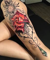 60 Incredible Leg Tattoos Cuded Leg Tattoos Rose Tattoos Neck Tattoo