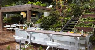 La combinaison de blanc et de gris représente l'élégance et donne à la cuisine un look raffiné. Cuisine Exterieure 6 Amenagements Pour L Ete Deco Cool