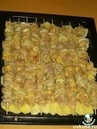 свинина с картошкой в духовке пошаговый рецепт с фото Kurinyj Shashlyk S Kartoshkoj V Duhovke Recept V 2020 G Kulinariya Eda I Kurinye Blyuda