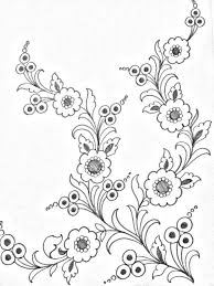 Floral Designs Pencil Sketches For Embroidery Hand Embroidery Saree Sketch Draw Onlin Flower Drawing Design Flower Embroidery Designs Floral Design Drawing