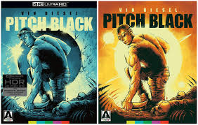 Set in the distant future, a spaceship carrying some 40 people, mostly ones wanting to settle on other planets from their own, hits a meteor shower and crash lands pitch black poster. Pitch Black Restored In 4k For Uhd Bd Blu Ray Special Editions Updated Hd Report