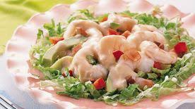 2 fold the plastic wrap over shrimp. Shrimp Cocktail Platter Recipe Bettycrocker Com