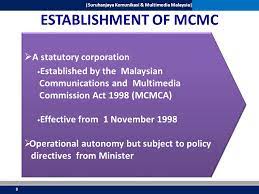 The communications and multimedia act 1998 (malay: 1 Suruhanjaya Komunikasi Multimedia Malaysia Broadcasting Regulations In Malaysia Under The Communications And Multimedia Act Th Abu Copyright Ppt Download