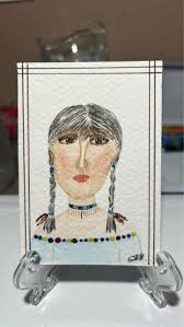 Natural mural with my first Indian.