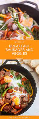 Healthy Sausage Breakfast Skillet Recipe Sausage Breakfast Vegetarian Breakfast Recipes Cooked Breakfast