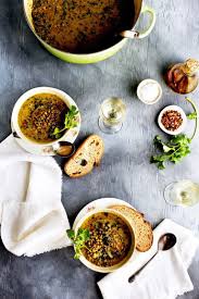 Coconut Basil French Green Lentil Soup Recipe Green Lentil Soup French Green Lentils Green Lentils