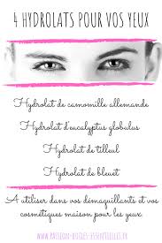Des Hydrolats Doux Pour Vos Yeux A Integrer Dans Vos Cosmetiques Cliquez Sur Le Lien Pour Voir La Recette Facile De Demaqui Demaquillant Hydrolat Type De Peau