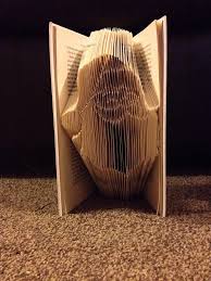 Book Folding Pattern For Santas Face Christmas Free Tutorial Book Folding Book Art Sculptures Book Folding Patterns