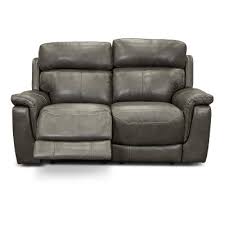 Pannow symmertrical reclining sectional sofa sectional sofa power motion sofa living room sofa corner sectional sofa with cup holder, grey leather. Graphite Gray Leather Match Power Reclining Sofa Integrity Rc Willey