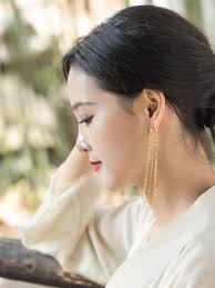 14K Gold Waterfall Long Drop Earrings With Gift Box