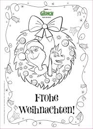 Grinch Malvorlage Einhorn Grinch Arbeitsblatter Kindergarten