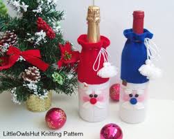 Are you looking for christmas cover photo? 152 Knitting Pattern Santa Bottle Covers For Wine And Champagne