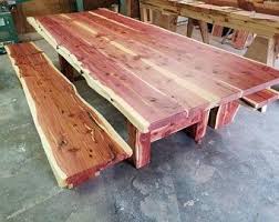 Coffee Table Rustic Coffee Table Live Edge Table Stump Etsy In 2020 Cedar Table Living Table Dining Set