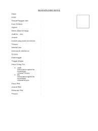 Check spelling or type a new query. Biodata Diri Siswa Template Pdf