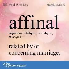 Alot Of My Affinal Posts Cover The Spiritual Side Of Marriage Words Unusual Words Word Of The Day