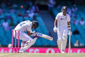 Hanuma vihari hit his first boundary off the 125th ball he faced. 0d8ruvyg2gjeym