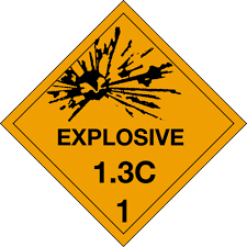 Ammunition is an explosive and must be shipped separately as hazardous afaik, hazmat. D O T E X Plosives 1 3c Label For Hazardous Materials Class 1