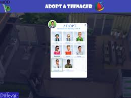 Oct 10, 2021 · child sims can sometimes feel limited in the sims 4. Adopt A Teenager Hey Simple Mod That Allow Yours Sims To Adopt Teenagers The Game Generates 6 Teens 3 Boys 3 Girls Sims 4 Sims 4 Mods Sims 4 Game Mods