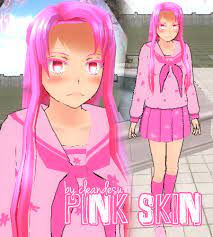 R Eq Pink Skin For Yandere Simulator By Cleandesu Yandere Simulator Yandere Yandere Anime
