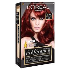 Pairing your red violet hair color with this adorable and quirky parisian bob will give you a style that's fresh off of the paris fashion week runway. Buy L Oreal Paris Preference Hair Colour Dark Red Ultra Violet 3 66