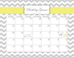 Baby Shower Calendar Printable Pdf Birthday Guesses By Stzdesigns 30 00 Guess Baby Birthday Calendar Countdown Calendar Printable Baby Calendar